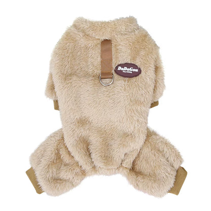 Winter Dog Clothes for Small Medium Dogs French Bulldog Jumpsuit Coat Warm Fleece Puppy Jacket Dogs Clothing Chihuahua Outfit
