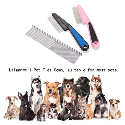 Cat Combs,Pet Comb  Professional Grooming Comb for Dog/Cat/Small Pets(3 Packs)