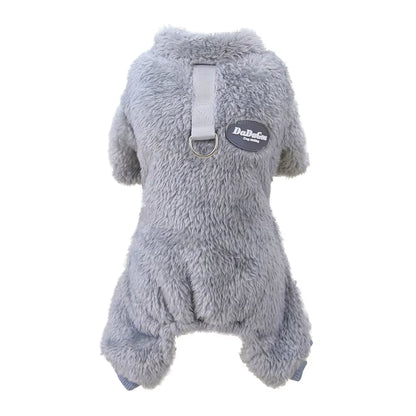 Winter Dog Clothes for Small Medium Dogs French Bulldog Jumpsuit Coat Warm Fleece Puppy Jacket Dogs Clothing Chihuahua Outfit