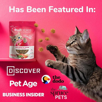Cat Treats, Healthy Treats for Cats, Low Calorie and Packed with Protein, Crunchy Biscuits, Free of Wheat, Corn and Soy, Made with Real Tuna and Pumpkin, 2.5Oz